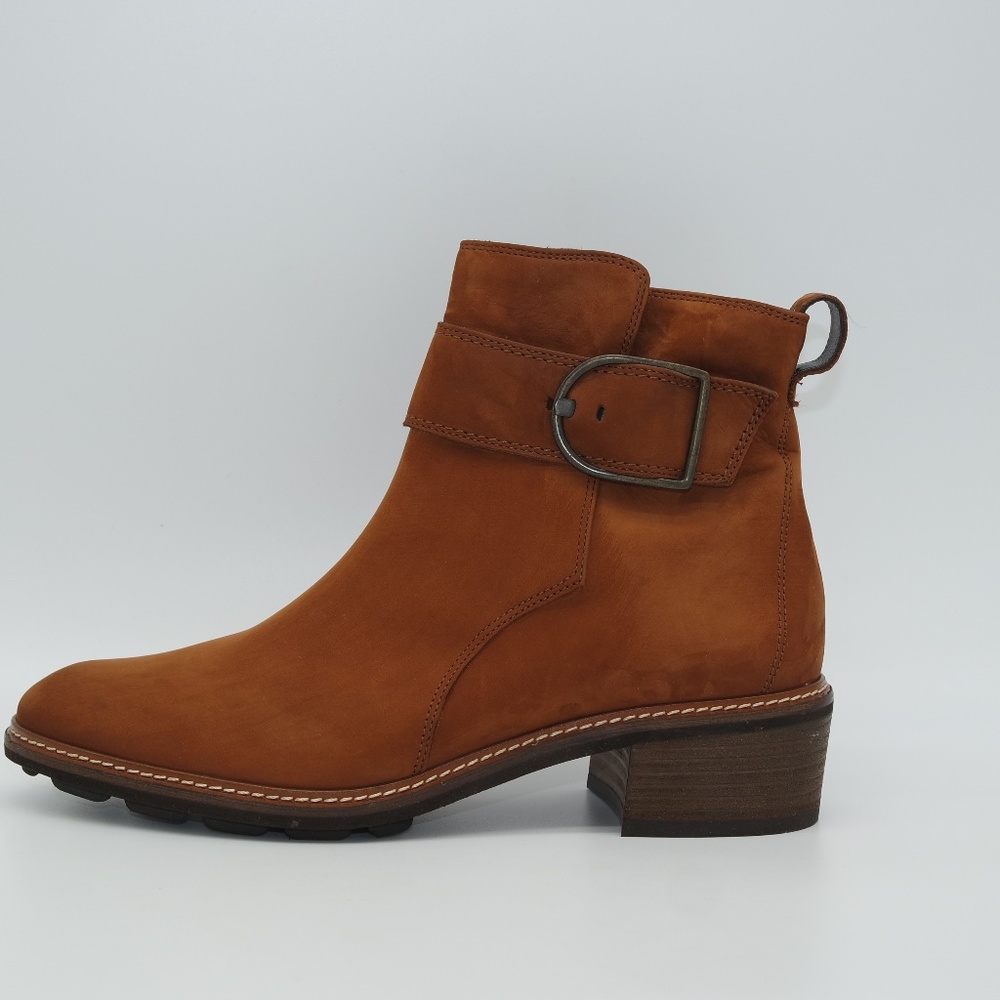 Paul Green Diego Cognac Nubuck Boots Size US 8  UK 5.5 - Picture 9 of 10